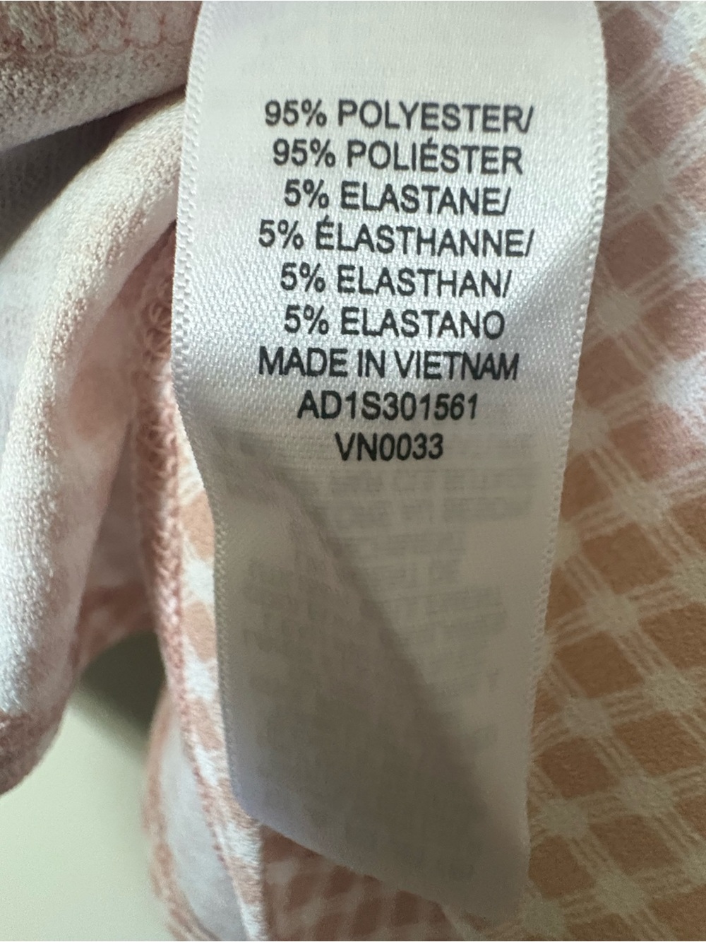 Adrianna Papell Pink Gingham Keyhole Back Blouse - Picture 8 of 9